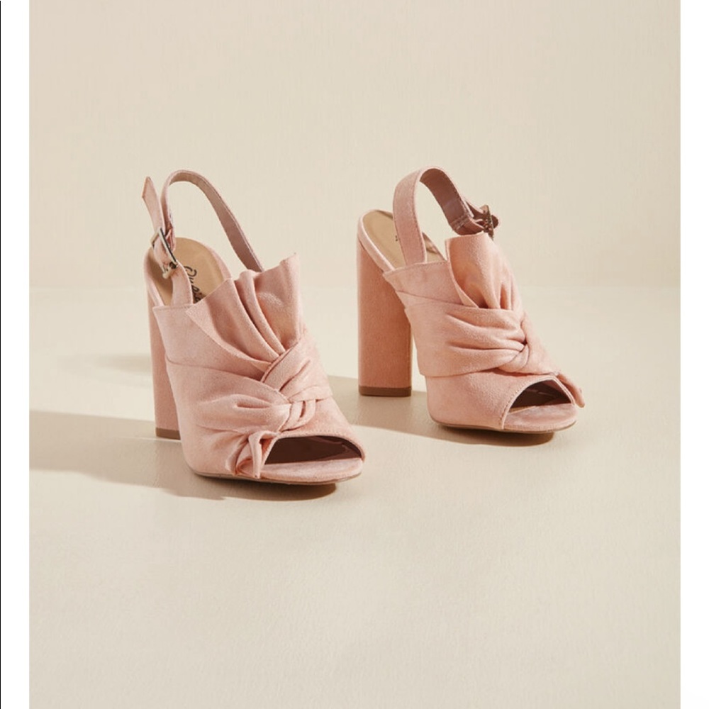 If Posh Comes To Shove Peeptoe Heels